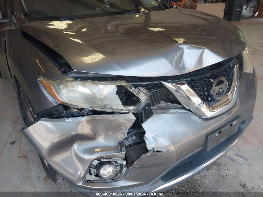 2015 Nissan Rogue Sl VIN: 5N1AT2MT1FC879006 Lot: 40018026