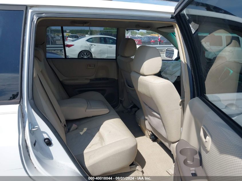 2006 Toyota Highlander V6 VIN: JTEGP21A660113646 Lot: 40018044