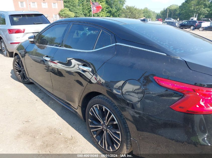 2017 Nissan Maxima 3.5 Platinum VIN: 1N4AA6AP1HC428692 Lot: 40018045