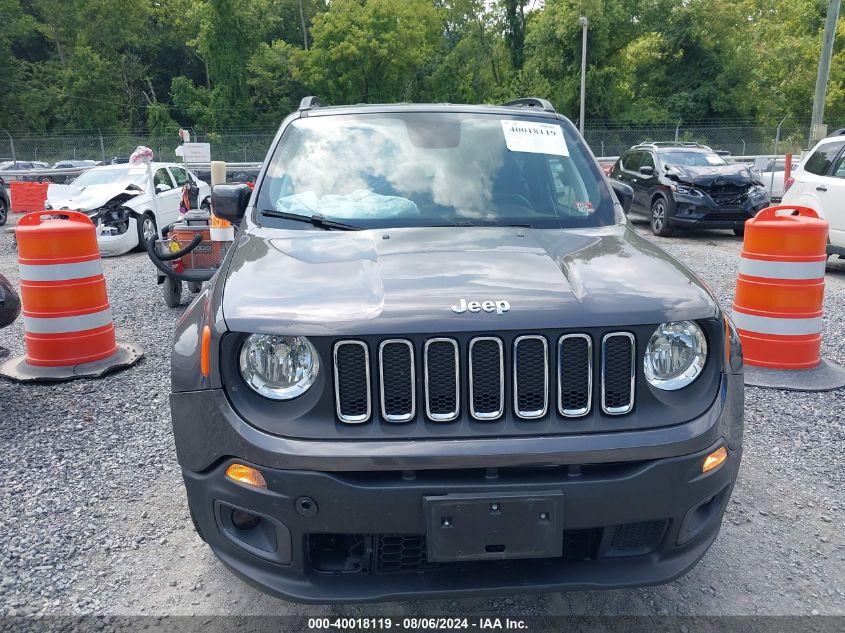 2018 Jeep Renegade Latitude Fwd VIN: ZACCJABB1JPJ24477 Lot: 40018119