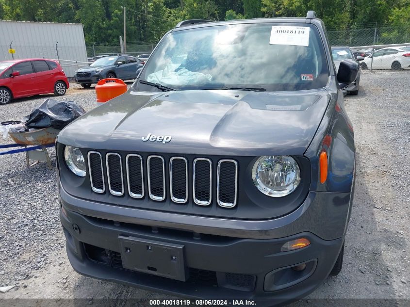 2018 Jeep Renegade Latitude Fwd VIN: ZACCJABB1JPJ24477 Lot: 40018119