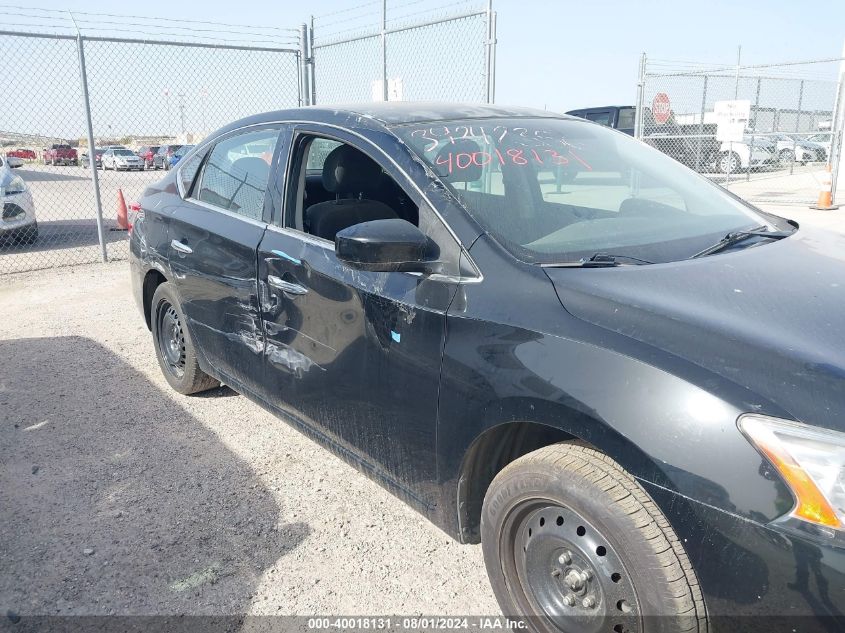 2015 Nissan Sentra S VIN: 3N1AB7AP0FY383975 Lot: 40018131