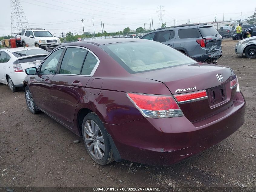 2011 Honda Accord 2.4 Ex VIN: 1HGCP2F78BA108616 Lot: 40018137