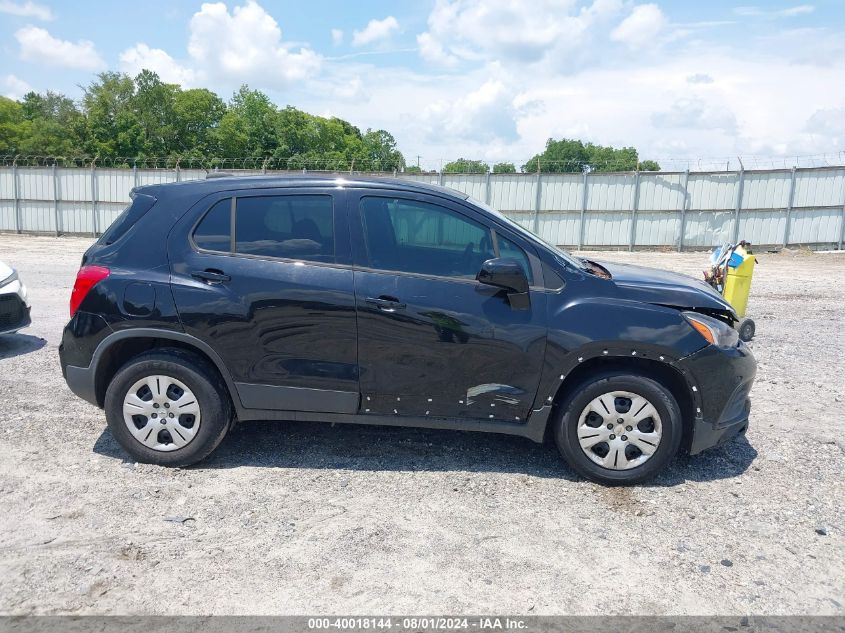 2018 Chevrolet Trax Ls VIN: 3GNCJKSB2JL386470 Lot: 40018144