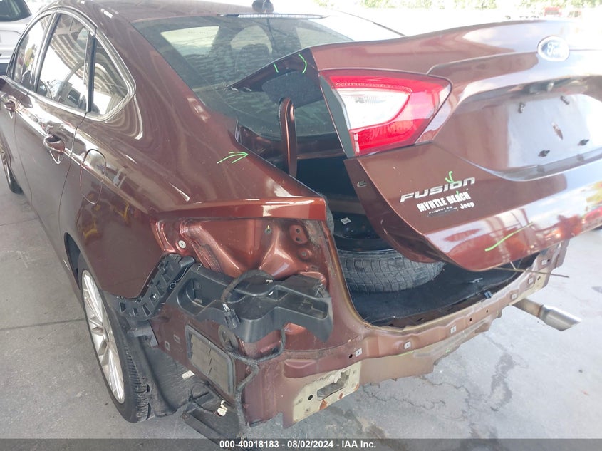 2016 Ford Fusion Se VIN: 3FA6P0HD2GR272577 Lot: 40018183