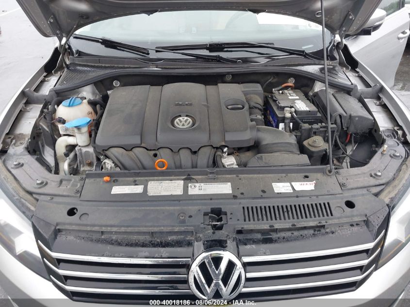 2012 Volkswagen Passat 2.5L Se VIN: 1VWBP7A33CC104519 Lot: 40018186