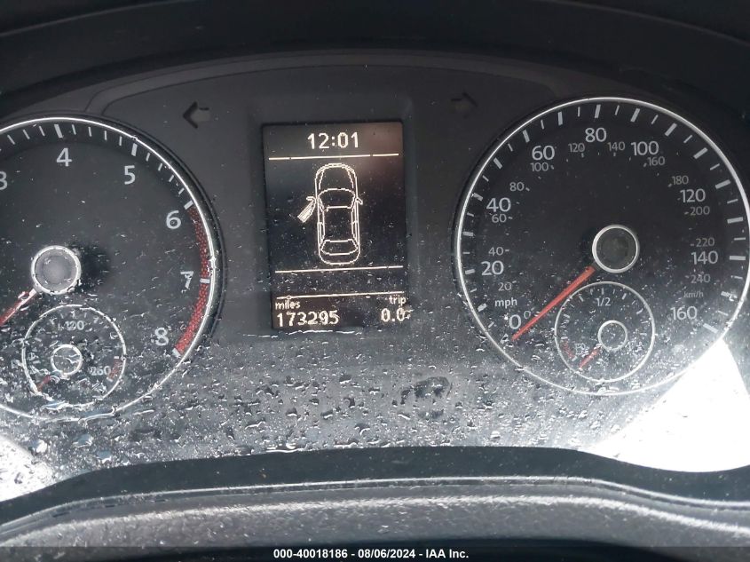 2012 Volkswagen Passat 2.5L Se VIN: 1VWBP7A33CC104519 Lot: 40018186