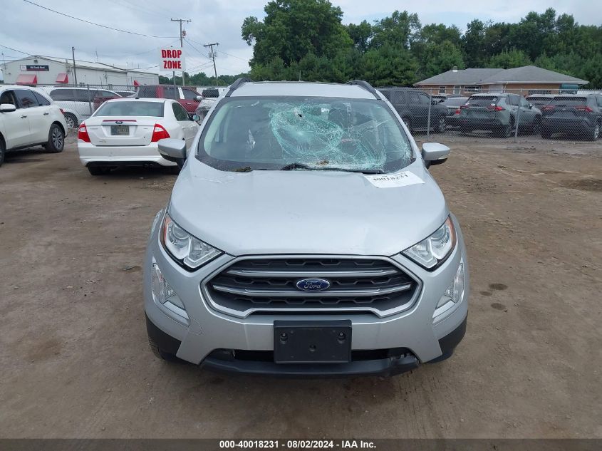 2019 Ford Ecosport Se VIN: MAJ6S3GL6KC276177 Lot: 40018231