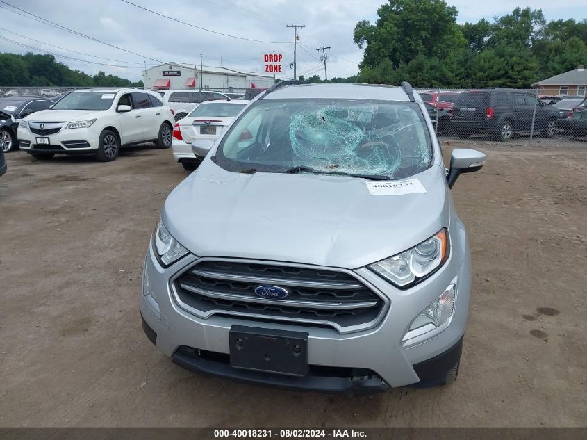 2019 Ford Ecosport Se VIN: MAJ6S3GL6KC276177 Lot: 40018231