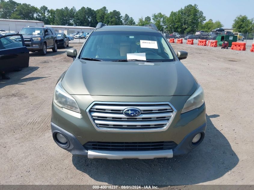 2015 Subaru Outback 2.5I Limited VIN: 4S4BSALC7F3351053 Lot: 40018237