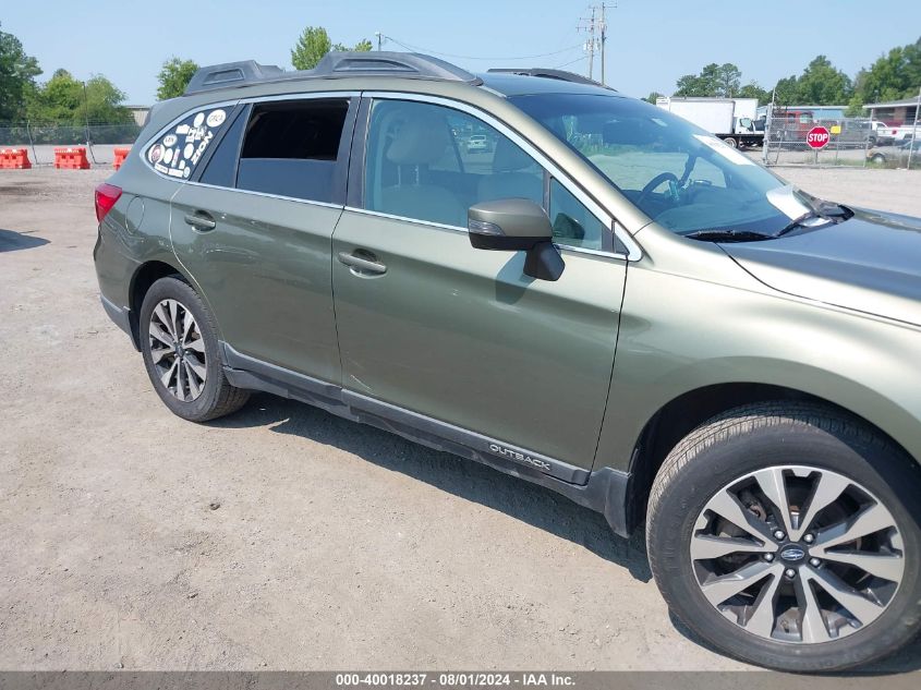 2015 Subaru Outback 2.5I Limited VIN: 4S4BSALC7F3351053 Lot: 40018237