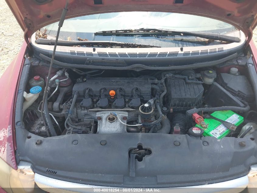 2008 Honda Civic Lx VIN: 1HGFA15588L116866 Lot: 40018254