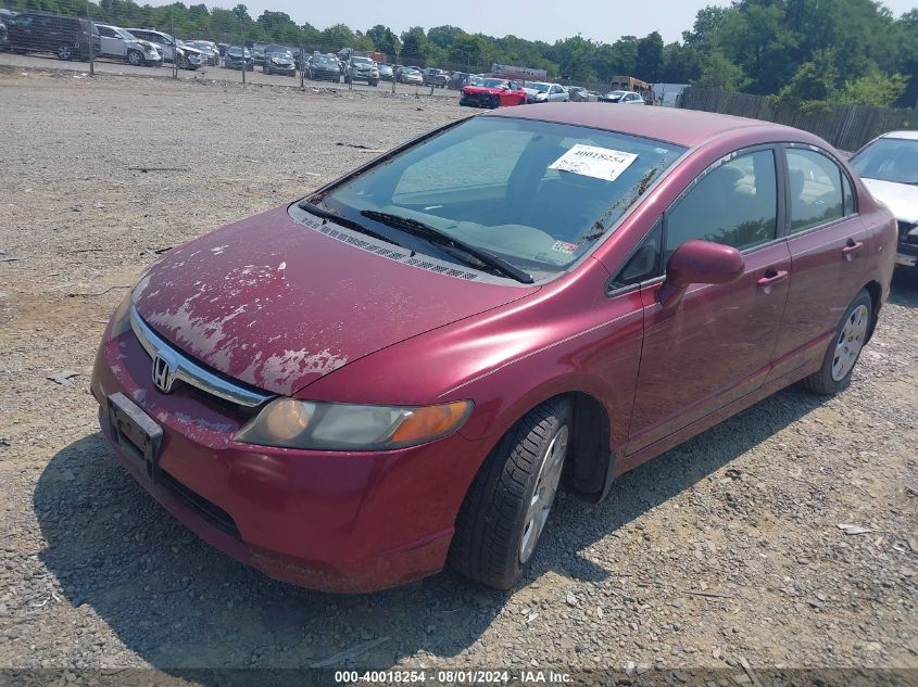 1HGFA15588L116866 | 2008 HONDA CIVIC