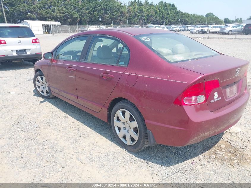 1HGFA15588L116866 | 2008 HONDA CIVIC