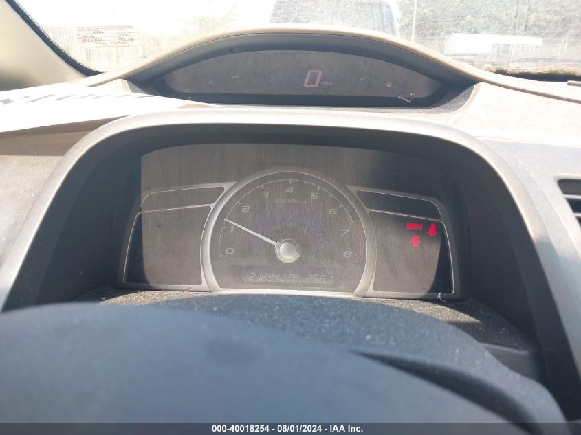 2008 Honda Civic Lx VIN: 1HGFA15588L116866 Lot: 40018254