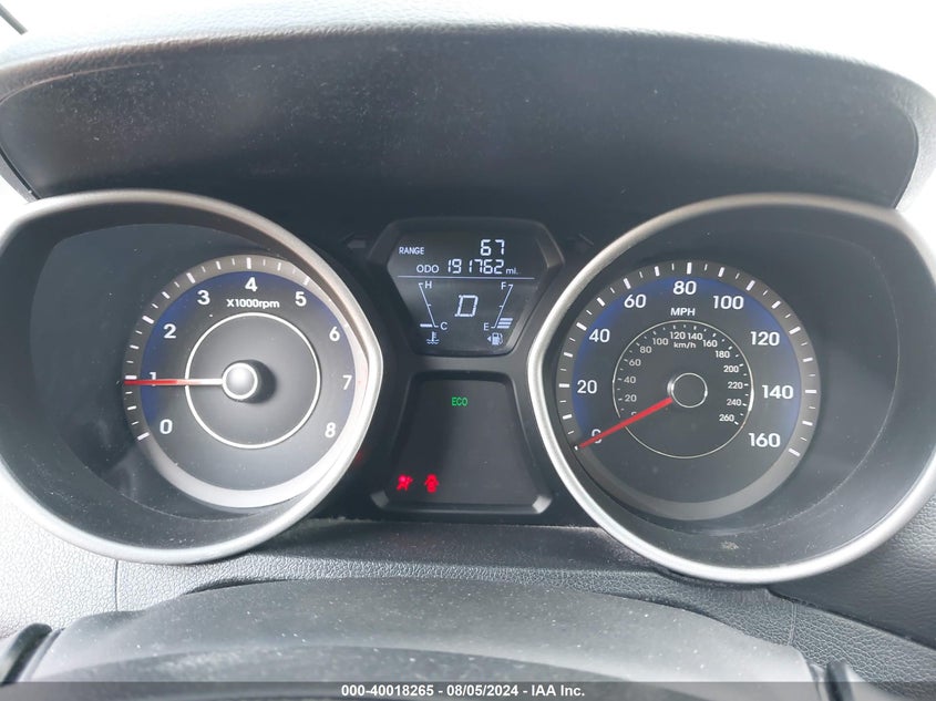 2012 Hyundai Elantra Gls/Limited VIN: KMHDH4AE0CU353794 Lot: 40018265