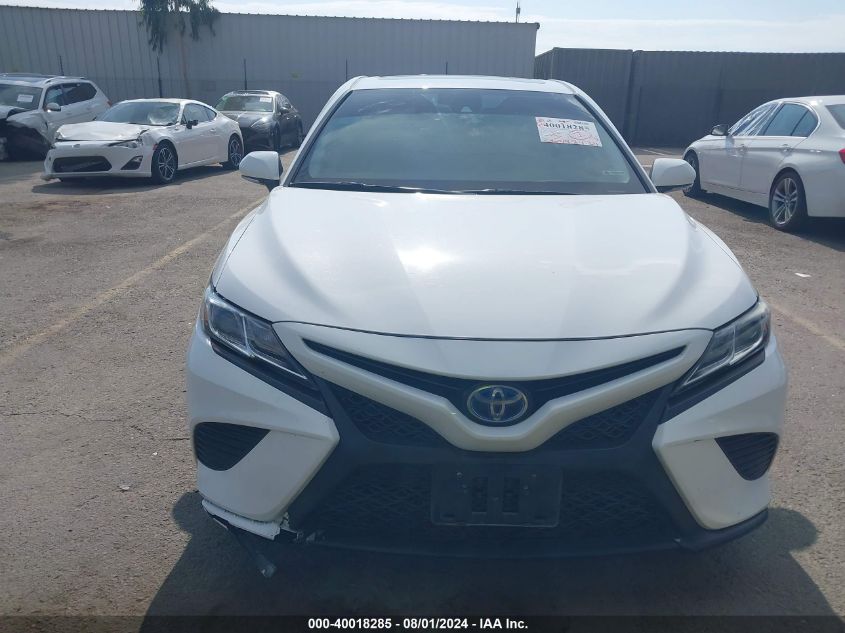 2020 Toyota Camry Se Hybrid VIN: 4T1J31AK5LU518969 Lot: 40018285