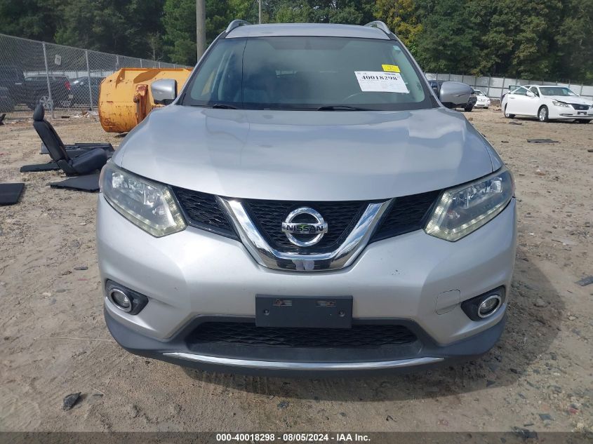 2015 Nissan Rogue Sl VIN: 5N1AT2MT7FC821918 Lot: 40018298