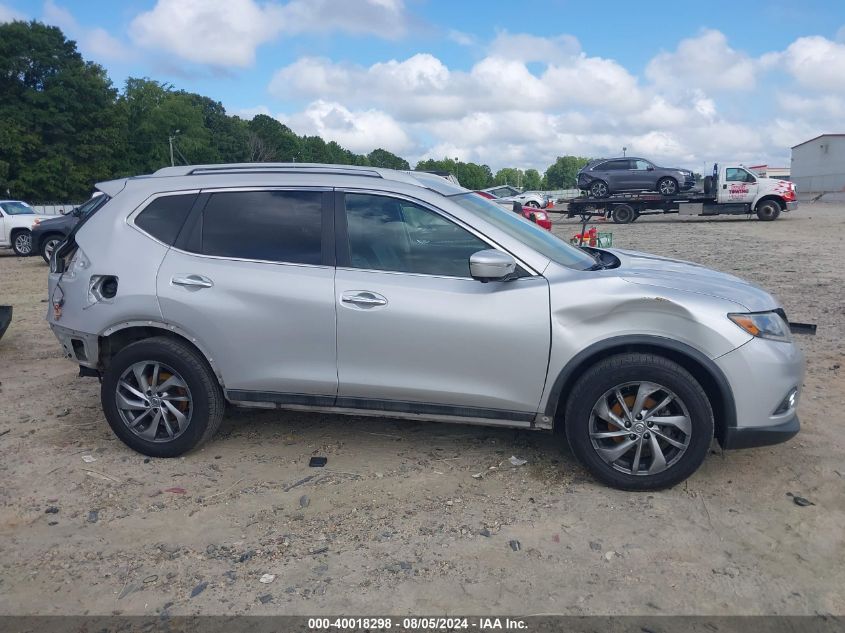 2015 Nissan Rogue Sl VIN: 5N1AT2MT7FC821918 Lot: 40018298