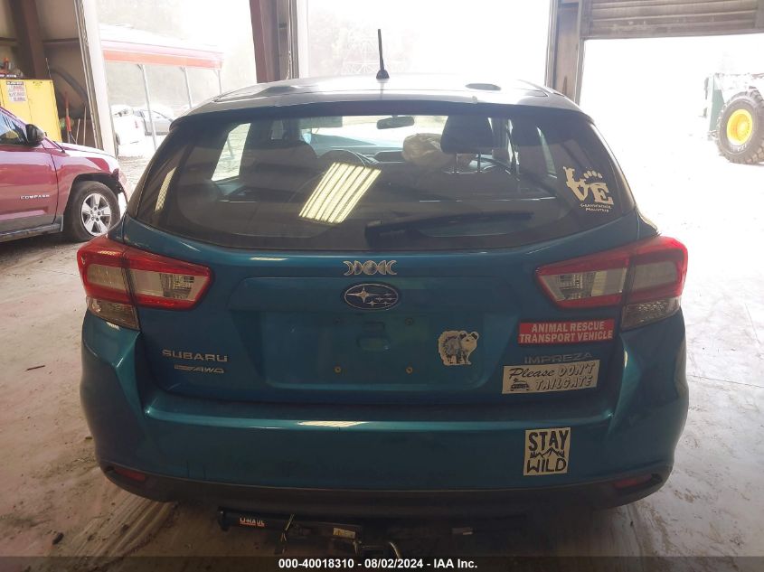 2019 Subaru Impreza VIN: 4S3GTAA64K3707019 Lot: 40018310