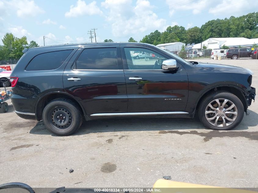 2016 Dodge Durango Citadel VIN: 1C4RDJEGXGC412961 Lot: 40018334