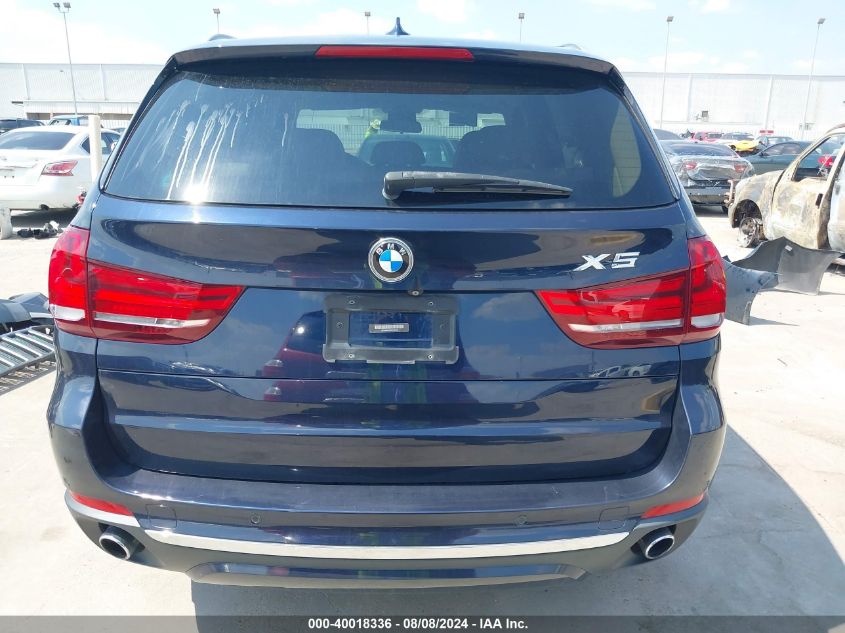 2016 BMW X5 Sdrive35I VIN: 5UXKR2C55G0R72753 Lot: 40018336