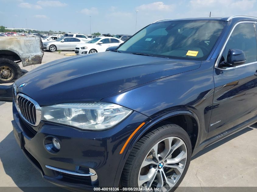 2016 BMW X5 Sdrive35I VIN: 5UXKR2C55G0R72753 Lot: 40018336