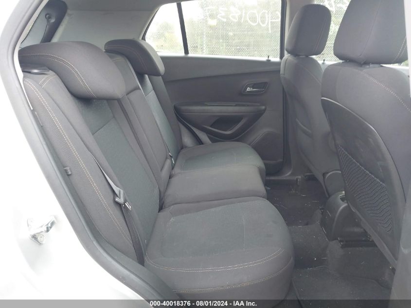 2017 Chevrolet Trax Ls VIN: KL7CJNSB6HB192186 Lot: 40018376