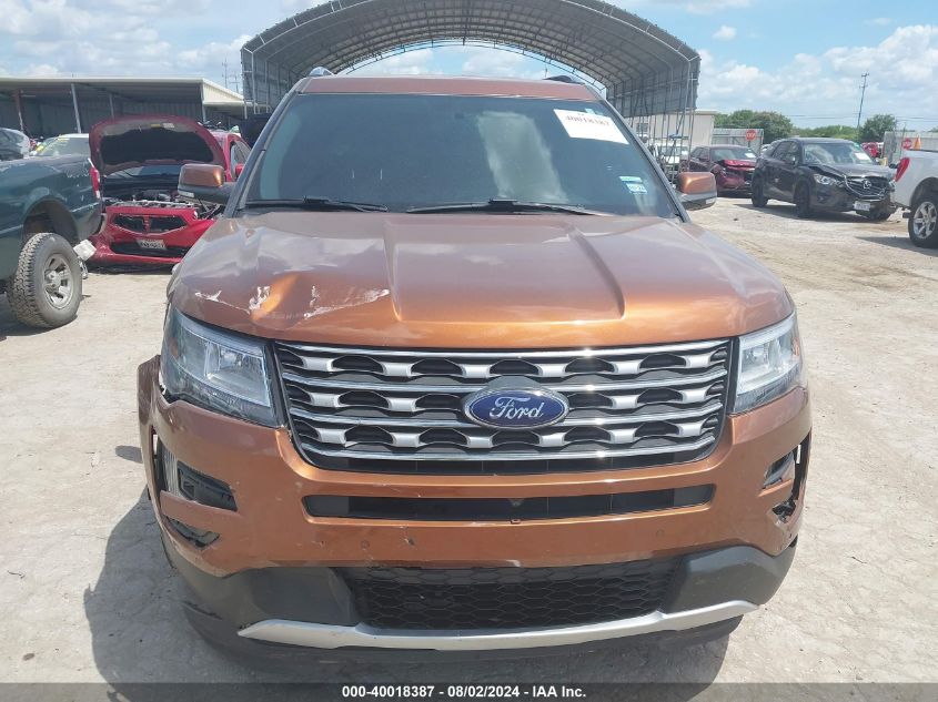 2017 Ford Explorer Limited VIN: 1FM5K7FH6HGC76400 Lot: 40018387