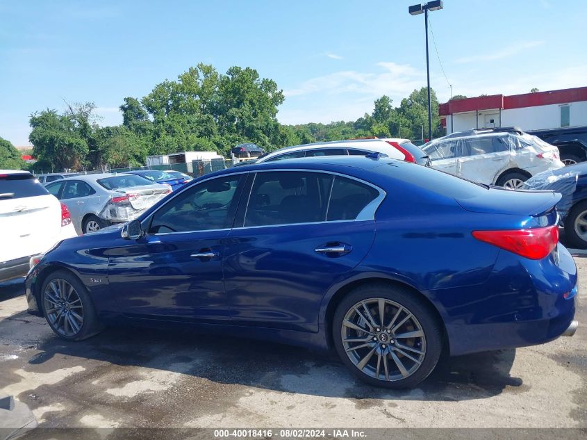 JN1FV7AR6GM450131 2016 Infiniti Q50 3.0T Red Sport 400