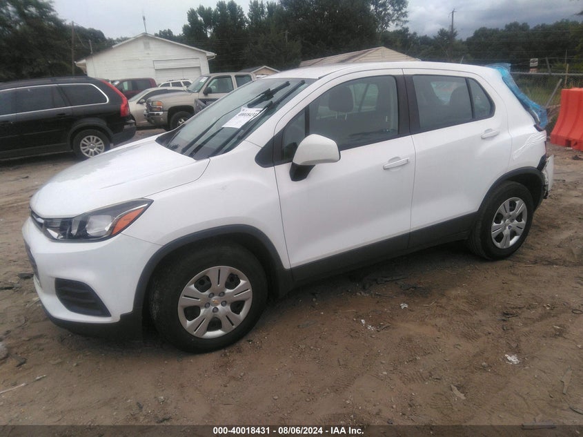 2017 CHEVROLET TRAX LS - 3GNCJKSB6HL239594