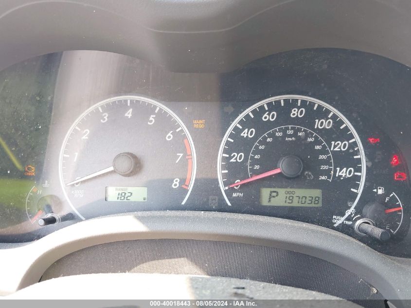 2010 Toyota Corolla S/Le/Xle VIN: 2T1BU4EE9AC338366 Lot: 40018443