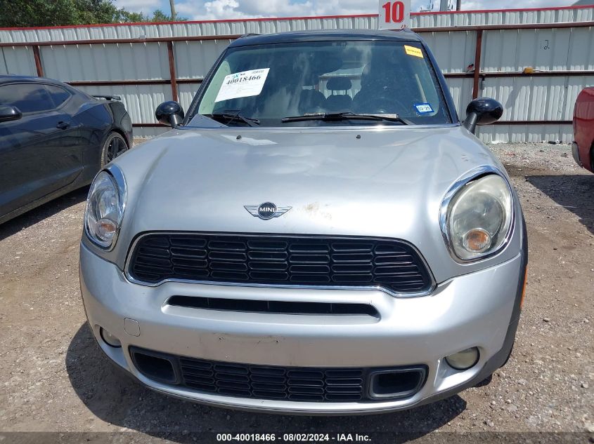 2013 Mini Countryman Cooper S VIN: WMWZC3C54DWP22126 Lot: 40018466