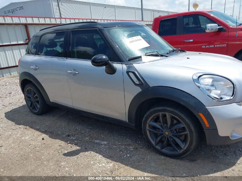 2013 Mini Countryman Cooper S VIN: WMWZC3C54DWP22126 Lot: 40018466