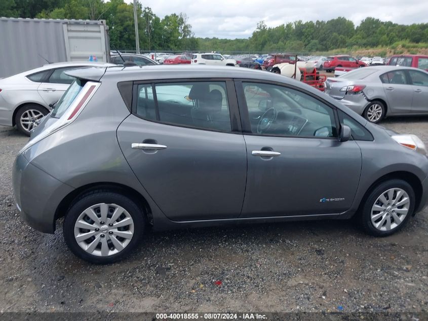2015 Nissan Leaf S VIN: 1N4AZ0CP4FC313892 Lot: 40018555