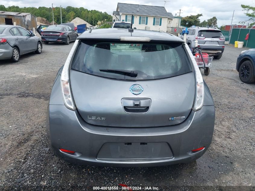 2015 Nissan Leaf S VIN: 1N4AZ0CP4FC313892 Lot: 40018555