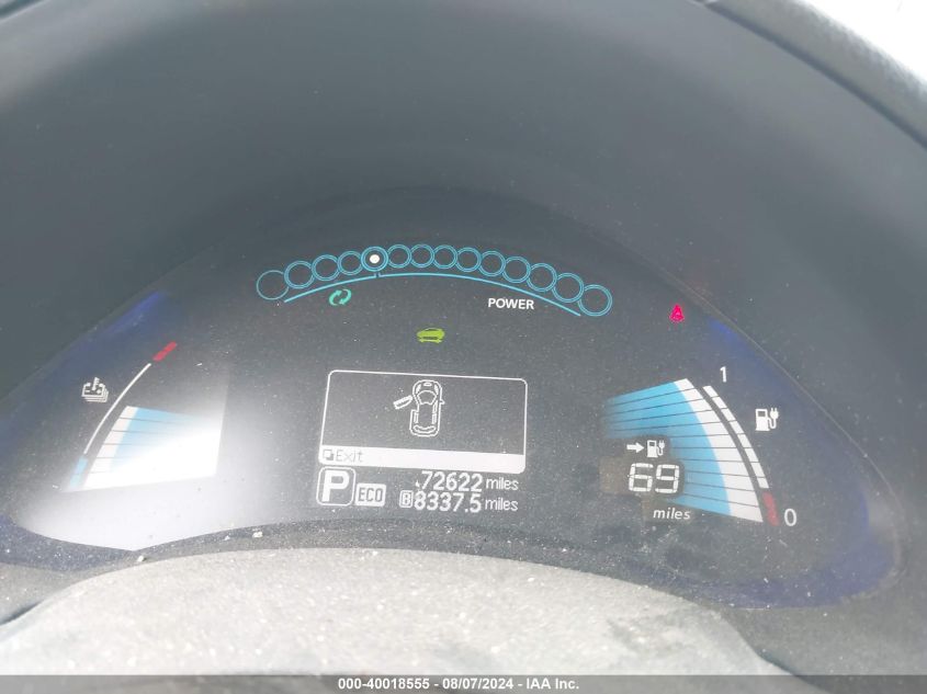 2015 Nissan Leaf S VIN: 1N4AZ0CP4FC313892 Lot: 40018555