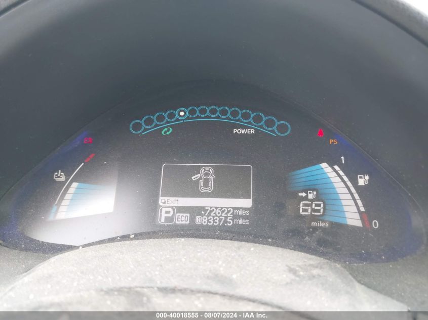 2015 Nissan Leaf S VIN: 1N4AZ0CP4FC313892 Lot: 40018555