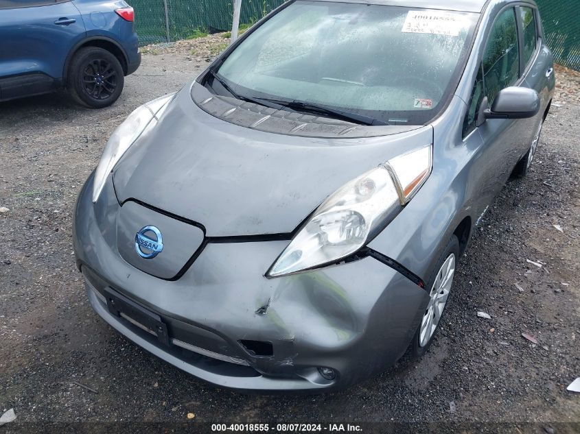 2015 Nissan Leaf S VIN: 1N4AZ0CP4FC313892 Lot: 40018555