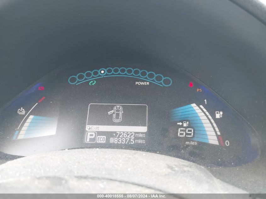 2015 Nissan Leaf S VIN: 1N4AZ0CP4FC313892 Lot: 40018555