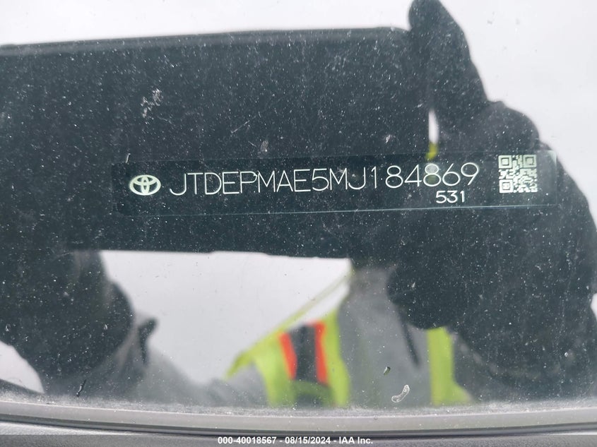 2021 TOYOTA COROLLA LE - JTDEPMAE5MJ184869