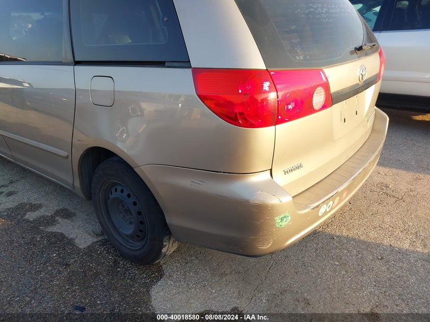 2008 Toyota Sienna Ce VIN: 5TDZK23C08S204275 Lot: 40018580