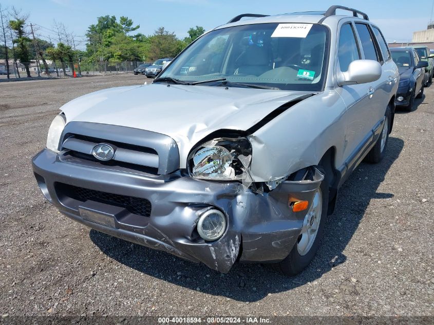 2005 Hyundai Santa Fe Gls/Lx VIN: KM8SC13E55U024268 Lot: 40018594