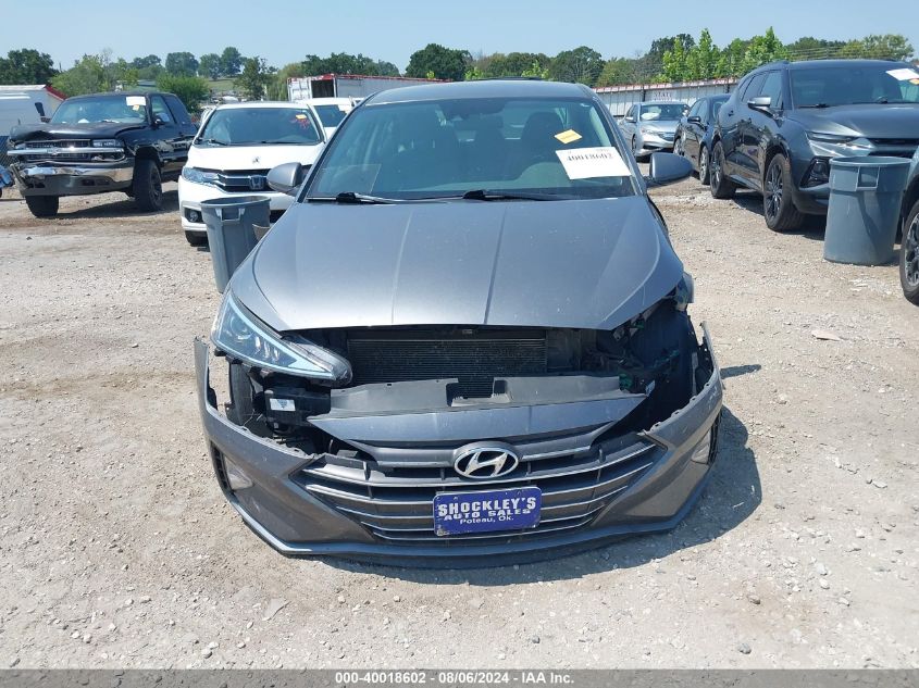 2019 HYUNDAI ELANTRA SEL/VALUE/LIMITED - 5NPD84LF1KH484297