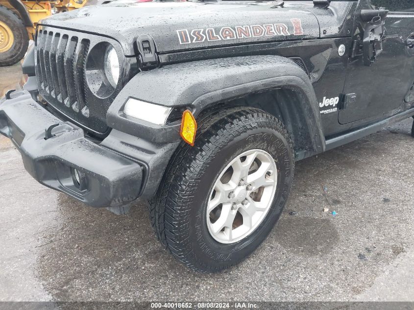 2021 Jeep Wrangler Unlimited Islander 4X4 VIN: 1C4HJXDMXMW589213 Lot: 40018652