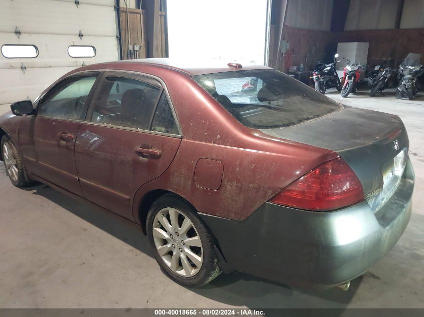 2006 Honda Accord 3.0 Ex VIN: 1HGCM66526A002392 Lot: 40018665