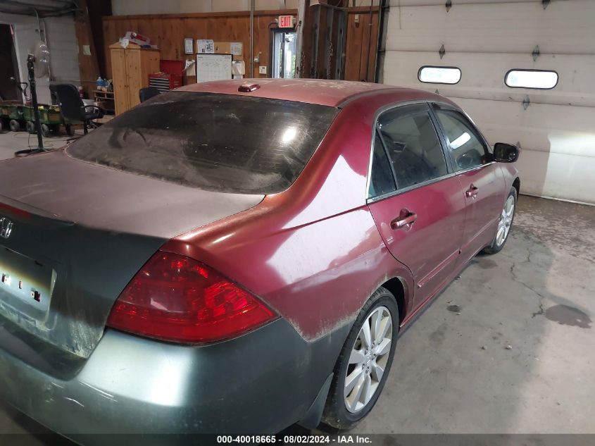 2006 Honda Accord 3.0 Ex VIN: 1HGCM66526A002392 Lot: 40018665