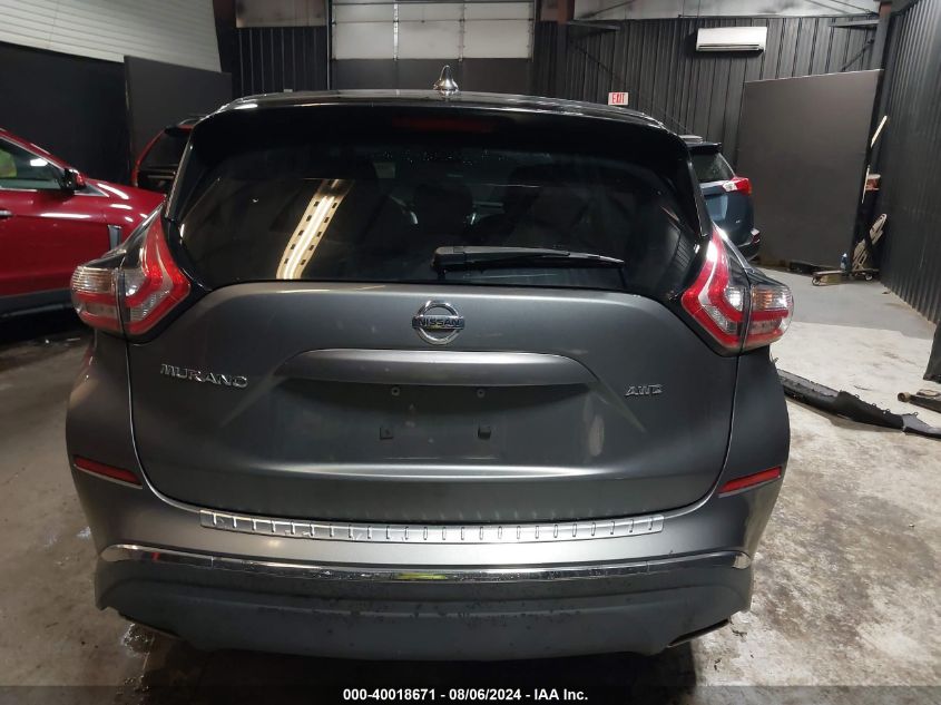 2018 Nissan Murano Platinum/S/Sl/Sv VIN: 5N1AZ2MH9JN160187 Lot: 40018671