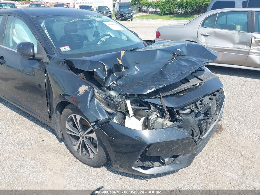 2021 Nissan Sentra Sv Xtronic Cvt VIN: 3N1AB8CV7MY202336 Lot: 40018670