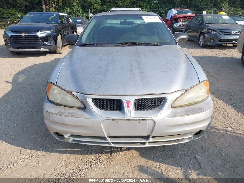 2005 Pontiac Grand Am Se VIN: 1G2NE52E25M166988 Lot: 40018672